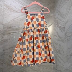 Colorful Checkered Kids Dress